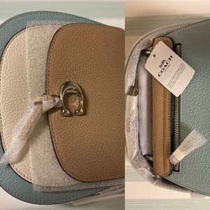 NWT COACH Authentic REMI SADDLE BAG COLORBLOCK